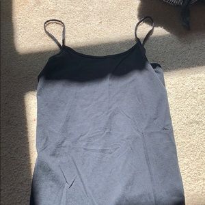 Black tank top